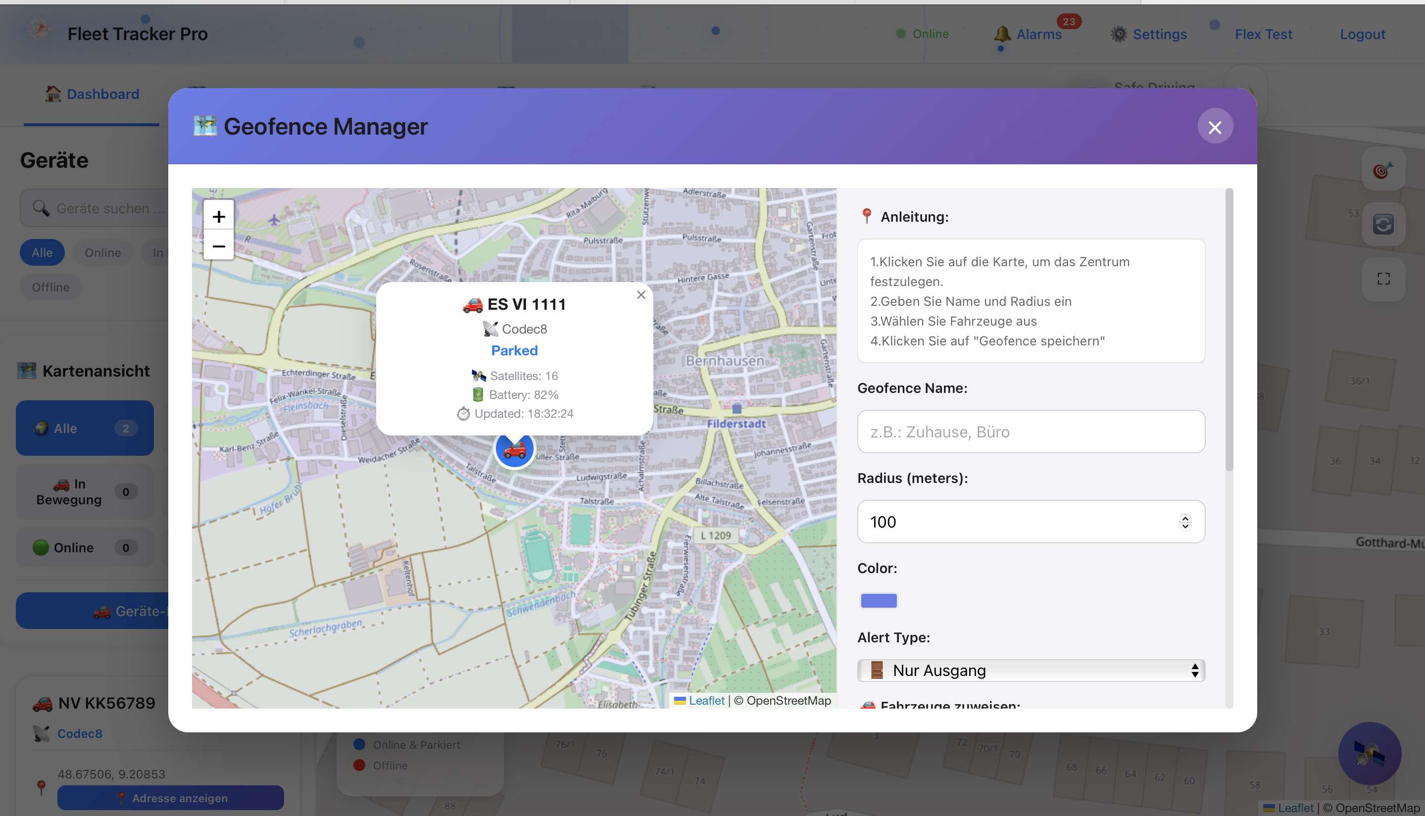Dashboard Ansicht 3